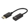 Image de DLH cable adaptateur - DisplayPort / HDMI - 23 cm