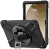 Image de Dlh - Coque De Protection Pour Tablette - Avec Bandoulière, Poignée Rotative Et Support - Pour Samsung Galaxy Tab A9+