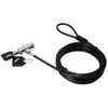 Image de DLH Câble de verrouillage Energy - Pour ordinateur portable Projecteur Ordinateur - 180 m Câble - Noir