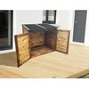 Image de CHALET & JARDIN Coffre de jardin en bois Trocadero 600 - Capacité 600 L