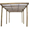 Image de Carport bois - CHALET & JARDIN - Imperia - Pin du nord traité autoclave - toiture en PVC ondulé - 15m²