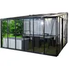 Image de Serre grise jardin dhiver 12m² adossable base