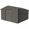 Image de Abri Jardin Métal - Aspect Bois Vieilli 1010 - 9,66 M²- Gris