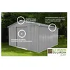 Image de Abri de jardin métal LMJ - 7 - Gris - Traditionnel