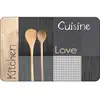 Image de Set De Table Cuisine "cantine" 28x44cm Noir