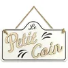Image de Plaque à suspendre en bois - Le Petit Coin - MDF - Rectangulaire - 19 x 12 cm
