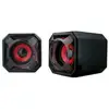 Image de Enceintes 2.0 Compactes Plastique Noir Rouge 23 X 10.57 X 12.2 Cm Berserker Gaming