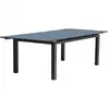Image de Table De Jardin Rectangulaire Extensible - Gris Anthracite - Aluminium - 12 Personnes - 240/300 X 100 Cm - Miami