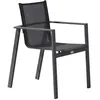 Image de Fauteuil de Jardin Empilable Miami 84cm Gris Anthracite