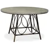 Image de Table de Jardin Ronde Ushuaia 125cm Marron