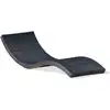 Image de Bain De Soleil Empilable "cancun" 190cm Noir