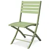 Image de Chaise de jardin pliante en aluminium - Vert lagune - MARIUS