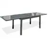Image de Table de jardin extensible tolede 135-270cm gris anthracite TOLEDE-TB270-NOIR