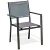 Image de Fauteuil De Jardin Empilable "tolede" 87cm Gris Anthracite