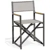 Image de Fauteuil De Jardin Pliant "honfleur" 88cm Gris Anthracite