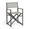 Image de Fauteuil de jardin pliant HONFLEUR gris anthracite DCB GARDEN