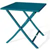 Image de Table De Jardin Pliante "marius" 70cm Bleu Canard