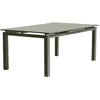 Image de Table de jardin - Kaki - Aluminium - 180/240 x 100 cm - Miami