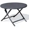 Image de Table De Jardin Pliante "marius" 110cm Gris Anthracite