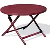Image de Table De Jardin Pliante "marius" 110cm Rouge Carmin