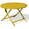 Image de Table De Jardin Pliante "marius" 110cm Moutarde
