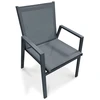 Image de Fauteuil De Jardin Empilable "floride" 86cm Gris Anthracite