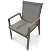 Image de Fauteuil de jardin empilable en aluminium - Quartz - FLORIDE
