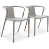 Image de Lot Composé De 2 Fauteuils De Jardin - City Garden - Diego-ft - Sable - Empilables