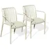 Image de Lot de 2 fauteuils de jardin tiago 81cm sable