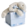 Image de Doudou Et Compagnie Lapin Bonbon - Lapin Bonbon Bleu 20cm