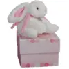 Image de Peluche lapin bonbon rose 20 cm 1239