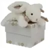 Image de Peluche lapin bonbon taupe 20 cm 1240