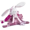Image de Doudou Et Compagnie Cerise Et Petit Chou - Attache-sucette Velcro Cerise Le Lapin