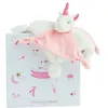 Image de Doudou Et Compagnie - Doudou Licorne Plat Rose 22cms en occasion ou reconditionné