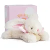 Image de Peluche Lapin Bonbon - Doudou et Compagnie - Rose 16cm - Souple et Doux