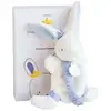 Image de Lapin matelot doudou avec attache tetine DC3511