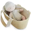 Image de Doudou Poupon Avec Couffin Gris