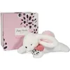 Image de Doudou et Compagnie - Peluche Lapin - 25 cm - Lapin Pompon Blanc/Rose - Happy Blush - Jolie Boîte Cadeau - Happy Doudou To You