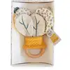 Image de Doudou Et Compagnie - Hochet Pour Bébé - Jeux D'éveil - 16 Cm - Gris/jaune