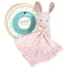 Image de Doudou en coton Bio Lapin - Doudou et Compagnie - Avec mouchoir rose - Mixte - A partir de 0 mois