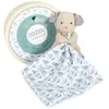 Image de Doudou en coton Bio Chien avec mouchoir bleu - Doudou et Compagnie - Mixte - 0 mois - Naissance - Doudou - Bleu