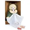 Image de Peluche Lion Beige Avec Doudou Mouchoir Pour Bébé - Collection Couleurs Savane