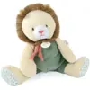 Image de Peluche Doudou Lion Beige Et Vert
