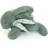 Image de Peluche lapin - DOUDOU ET COMPAGNIE - DC4143 - 25 cm - Vert sauge - Poil soyeux