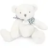 Image de Doudou Ours En Peluche Blanc - 25 Cm, Cadeau De Naissance Idéal