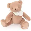 Image de Ours En Peluche Marron Clair 25 Cm - Doudou Apaisant Et Élégant