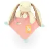 Image de Doudou Hochet Doudou Et Compagnie Dans Mon Jardin Lapin Ciboulette 21 Cm Jaune 100% Polyester