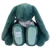 Image de Peluche lapin Vert XXL - Lapin Fleurette 50 cm