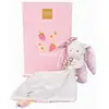 Image de Doudou Lapin Avec Mouchoir Vanille Fraise