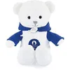 Image de Peluche Doudou Et Compagnie Ours Paris 2024 Blanc Sweat À Capuche Bleu